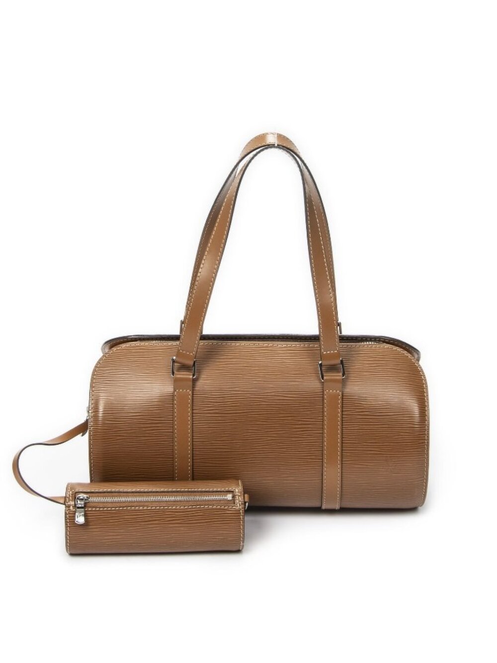 Louis Vuitton Soufflot Tan Epi Handbag